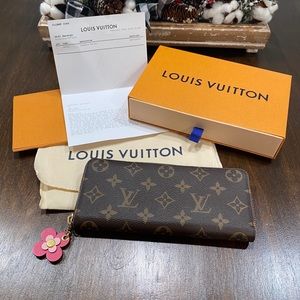 Authentic Louis Vuitton Clemence Wallet